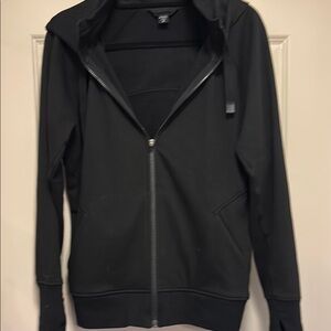 Athleta Black Lightweight Jacket with Minimalist Design